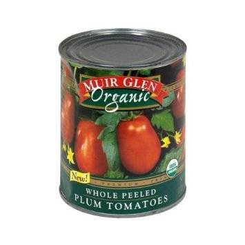 Muir Glen - Muir Glen Organic Whole Peeled Plum Tomatoes 28 oz (12 Pack)