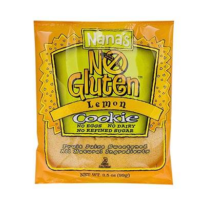 Nana's Cookie - Nana's Cookies Gluten Free Cookie 3.5 oz - Lemon (12 Pack)