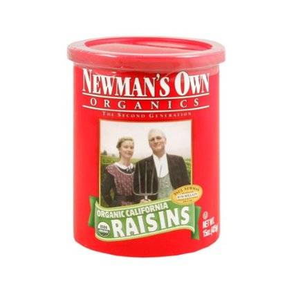 Newman's Own Organics - Newman's Own Organics Organic Raisins Canister (12 Pack)