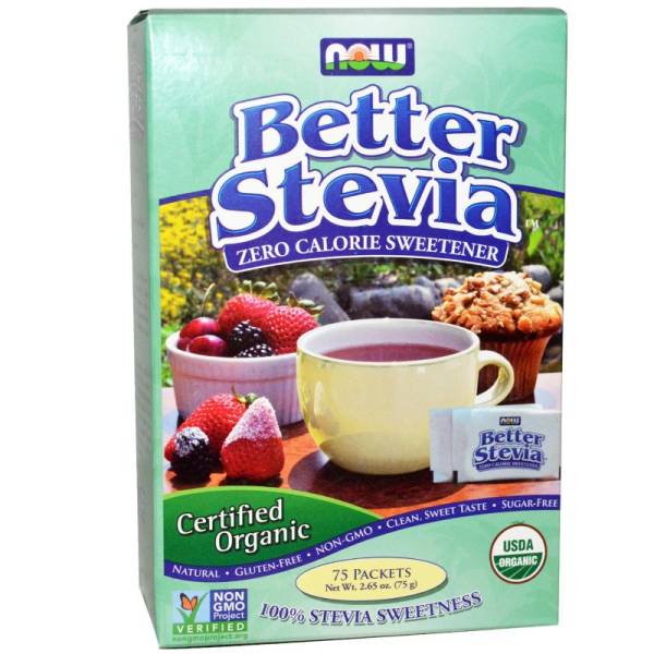 Now Foods - Now Foods BetterStevia Organic 75 Packets