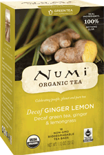 Numi Teas - Numi Teas Decaf Ginger Lemon Green Tea 18 bag
