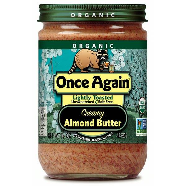 Once Again - Once Again Organic Almond Butter 16 oz - Creamy Lightly Toasted (6 Pack)