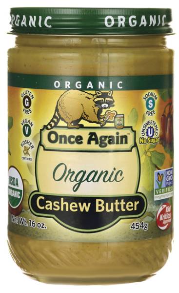 Once Again - Once Again Organic Cashew Butter 16 oz (6 Pack)