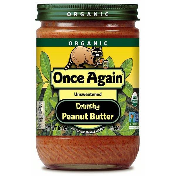 Once Again - Once Again Organic Peanut Butter 16 oz - Crunchy (6 Pack)