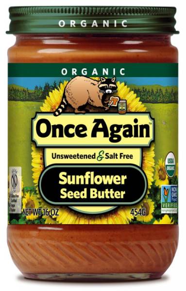 Once Again - Once Again Organic Sunflower Butter 16 oz - No Sodium (6 Pack)