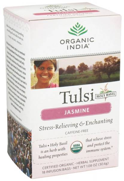 Organic India - Organic India Tulsi Tea Jasmine 18 bag