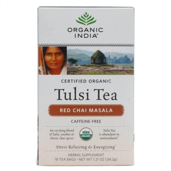 Organic India - Organic India Tulsi Tea Red Chai Masala 18 bag