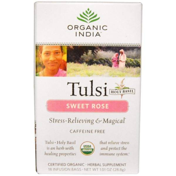 Organic India - Organic India Tulsi Tea Sweet Rose 18 bag
