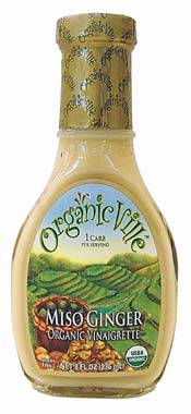 Organicville - Organicville Organic Vinaigrette 8 oz - Miso Ginger (6 Pack)