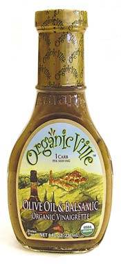 Organicville - Organicville Organic Vinaigrette 8 oz - Olive Oil & Basil (6 Pack)