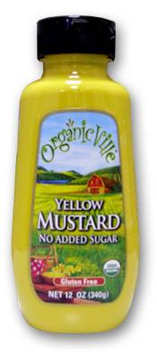 Organicville - Organicville Organic Yellow Mustard Gluten Free 12 oz (12 Pack)