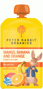 Peter Rabbit Organics - Peter Rabbit Organics Mango, Banana and Orange 4.4 oz (10 Pack)