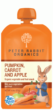 Peter Rabbit Organics - Peter Rabbit Organics Pumpkin, Carrot and Apple 4.4 oz (10 Pack)