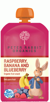 Peter Rabbit Organics - Peter Rabbit Organics Raspberry, Blueberry and Banana 4.4 oz (10 Pack)