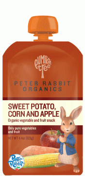 Peter Rabbit Organics - Peter Rabbit Organics Sweet Potato, Corn and Apple Puree 4.4 oz (10 Pack)