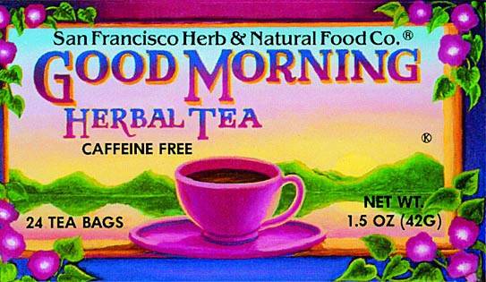 San Francisco Herb & Teas - San Francisco Herb & Teas Good Morning Herb Tea 24 bags