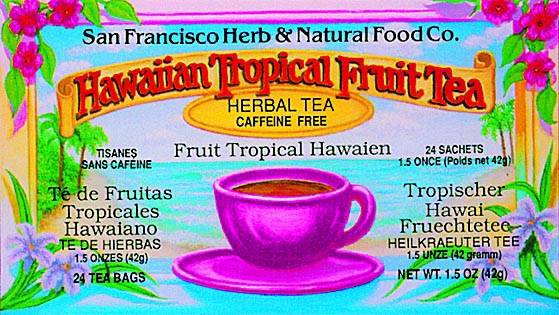 San Francisco Herb & Teas - San Francisco Herb & Teas Hawaiian Tropical Fruit Herb Tea 24 bags
