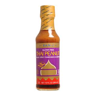 San-J - San-J Gluten-Free Cooking Sauce 10 oz - Thai Peanut (6 Pack)