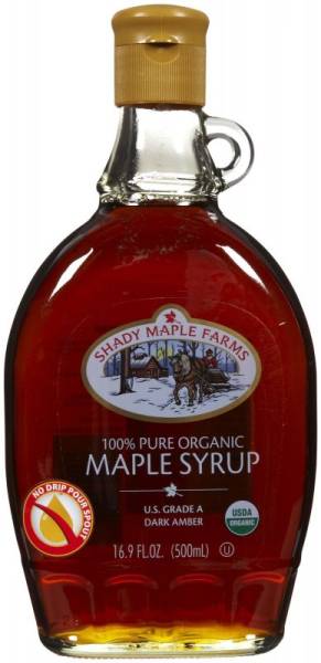 Shady Maple Farms - Shady Maple Farms Organic Grade A Dark Maple Syrup 16.9 oz (6 Pack)