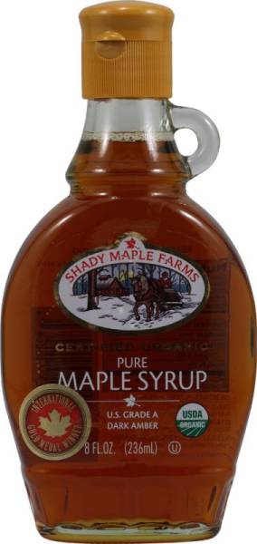 Shady Maple Farms - Shady Maple Farms Organic Grade A Maple Syrup 8 oz (6 Pack)