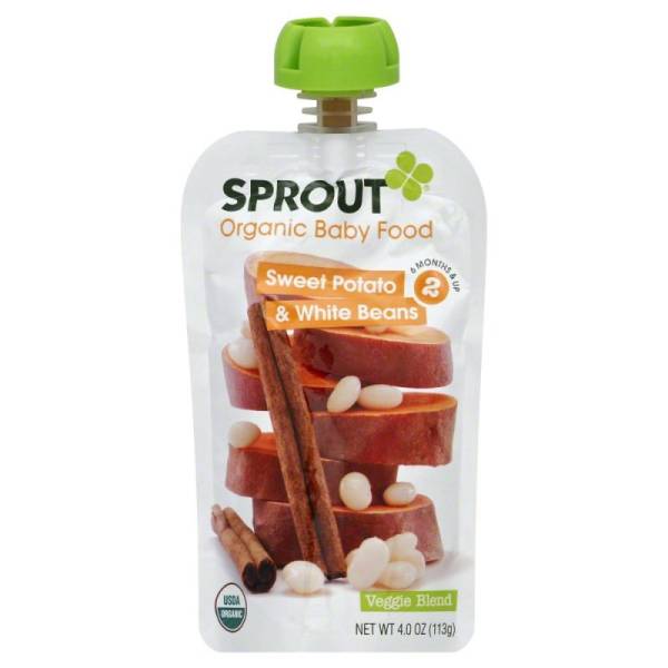 Sprout Foods Inc - Sprout Foods Inc Baby Food - Sweet Potato and White Bean (10 Pack)