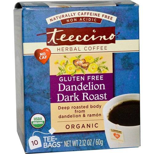 Teeccino - Teeccino Dandelion Dark Roast Herbal Coffee Alternative 11 oz (6 Pack)