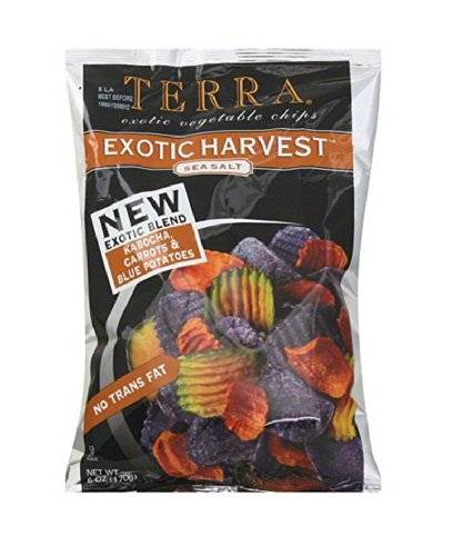 Terra Chips - Terra Chips Exotic Harvest Gluten Free Sea Salt 6 oz (6 Pack)