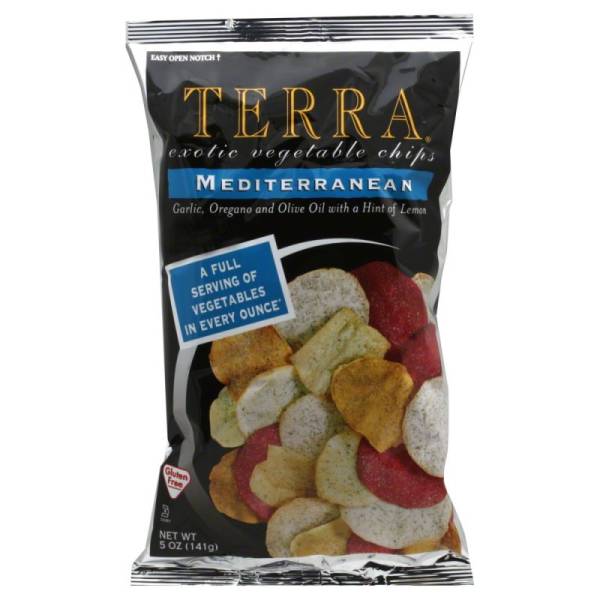 Terra Chips - Terra Chips Exotic Vegetable Chips Mediterranean 5 oz (6 Pack)
