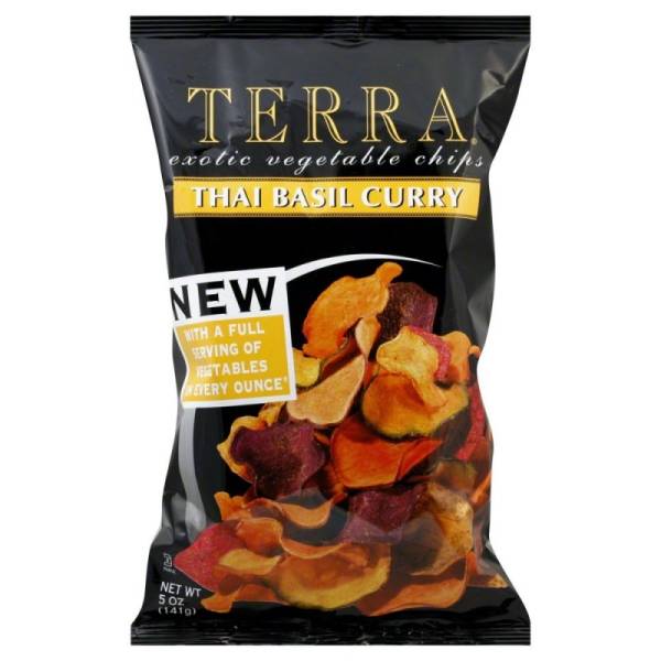 Terra Chips - Terra Chips Thai Basil Curry Exotic Vegetable Chips 5 oz (6 Pack)