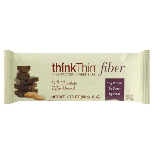 Think Products - Think Products Chocolate Toffee Almond Thin Bar (10 Pack)