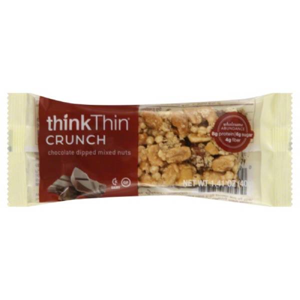 Think Products - Think Products Mixed Nuts & Chocolate Crunch Thin Bar (10 Pack)