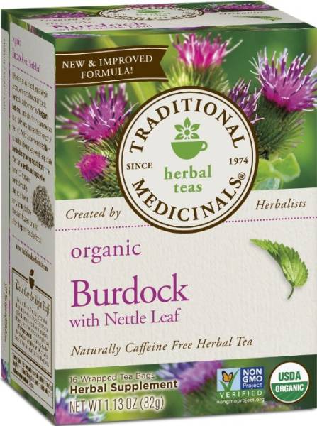 Traditional Medicinals - Traditional Medicinals Burdock Tea 16 bag
