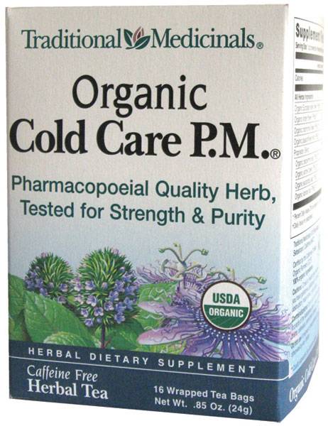 Traditional Medicinals - Traditional Medicinals Cold Care PM Tea 16 bag