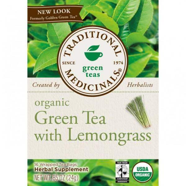 Traditional Medicinals - Traditional Medicinals Golden Green Tea 16 bag 