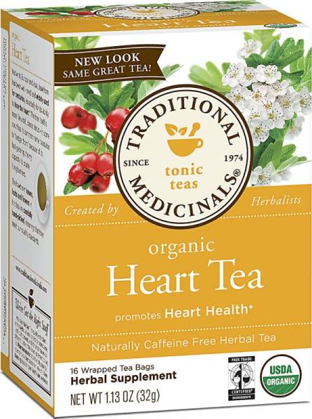 Traditional Medicinals - Traditional Medicinals Heart Tea with Hawthorn 16 bag