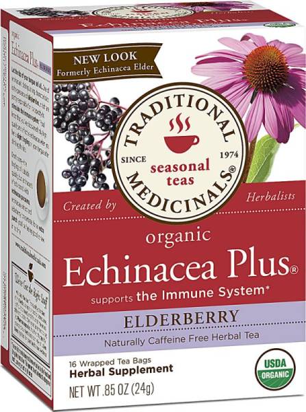 Traditional Medicinals - Traditional Medicinals Organic Echinacea Elder Tea 16 bag