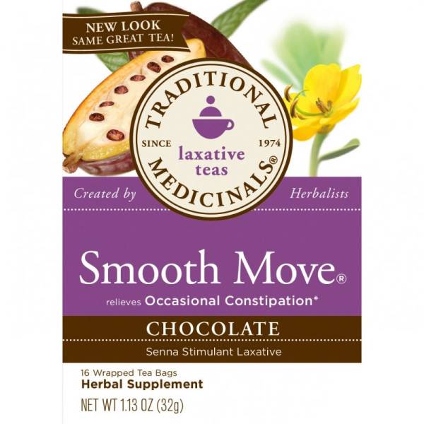 Traditional Medicinals - Traditional Medicinals Smooth Move Chocolate 16 bag