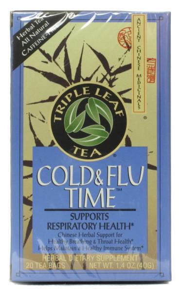 Triple Leaf Tea - Triple Leaf Tea Cold and Flu Time Tea 20 Bags