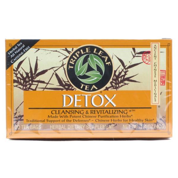 Triple Leaf Tea - Triple Leaf Tea Detox Herbal Tea 20 Bags