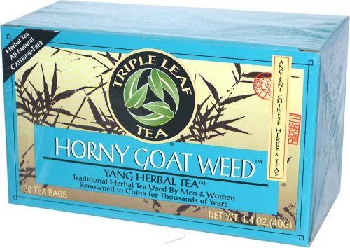 Triple Leaf Tea - Triple Leaf Tea Horny Goat Weed Tea 20 Bags