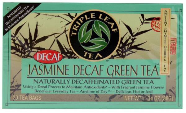Triple Leaf Tea - Triple Leaf Tea Jasmine Decaf Green Tea 20 Bags