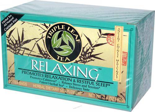 Triple Leaf Tea - Triple Leaf Tea Relaxing Herbal Tea 20 Bags