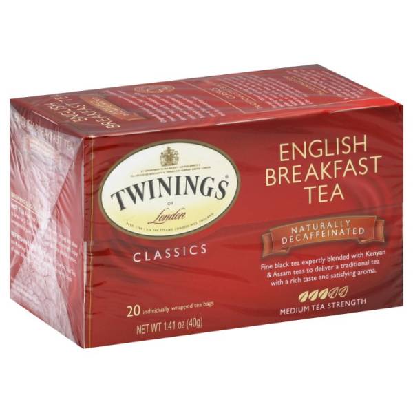 Twinings Tea - Twinings Tea Decaf English Breakfast Tea 20 Bags