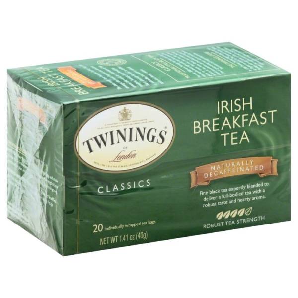 Twinings Tea - Twinings Tea Decaf Irish Breakfast Tea 20 Bags