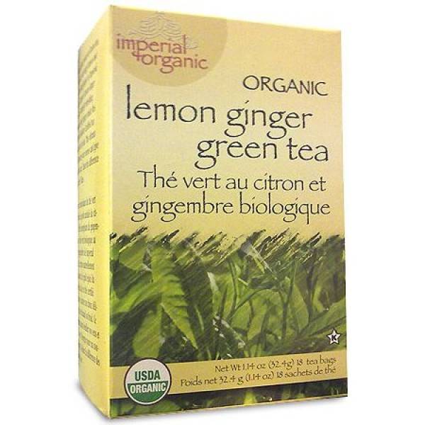 Uncle Lee's Tea - Uncle Lee's Tea 100% Imperial Organic Lemon Ginger Green Tea 18 bag