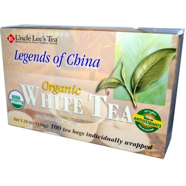Uncle Lee's Tea - Uncle Lee's Tea Legends Of China Organic White Tea 100 bag