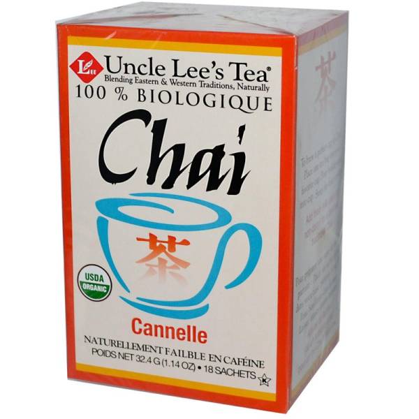 Uncle Lee's Tea - Uncle Lee's Tea Organic Chai Cinnamon 18 bag