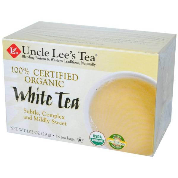 Uncle Lee's Tea - Uncle Lee's Tea Organic White Tea 18 bag