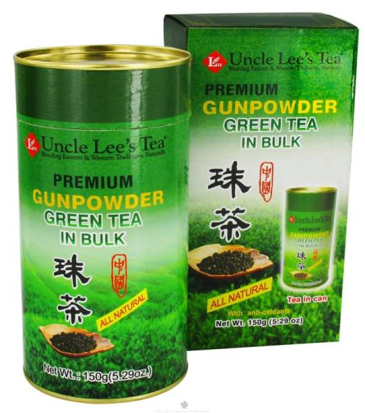 Uncle Lee's Tea - Uncle Lee's Tea Premium Bulk Gunpowder Green Tea 5.29 oz
