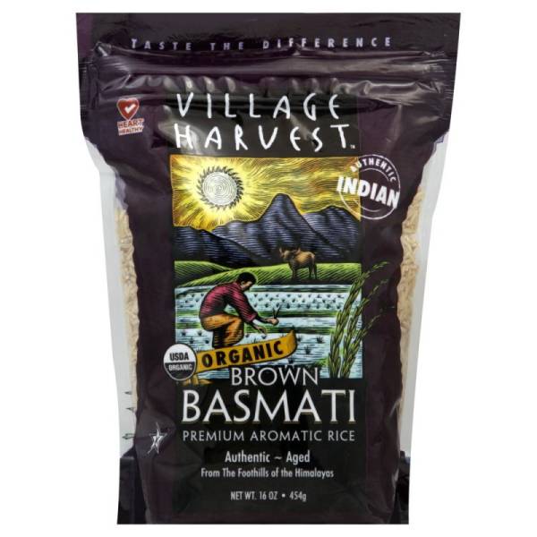 Village Harvest - Village Harvest Organic Indian Basmati Brown Rice 16 oz (6 Pack)